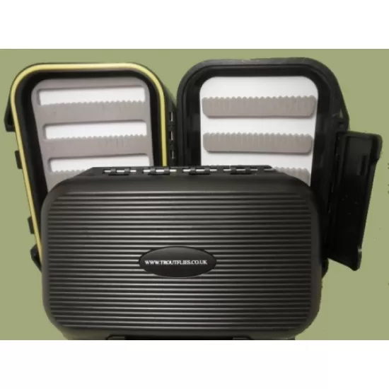 Black Safe Lock Waterproof Troutflies Fly Box