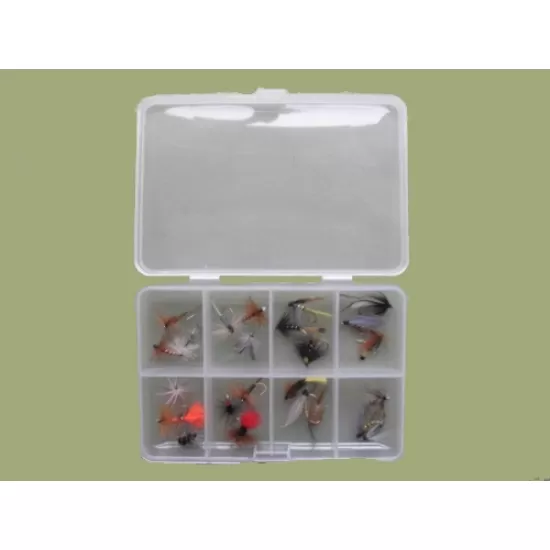 Comp Box - 24 Barbless Wet and Dry Flies