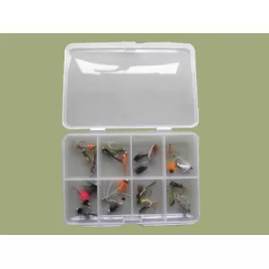 Comp Box - 24 Barbless Goldhead and Unweighted Nymph