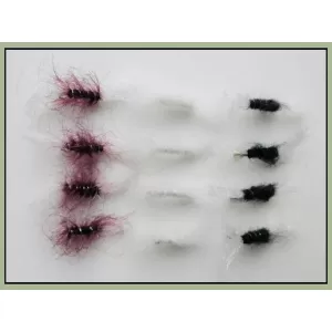 12 BARBLESS Shipman Buzzer -Claret, White & Black
