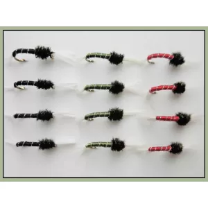 12 Standard Buzzer - Black, Olive  Red