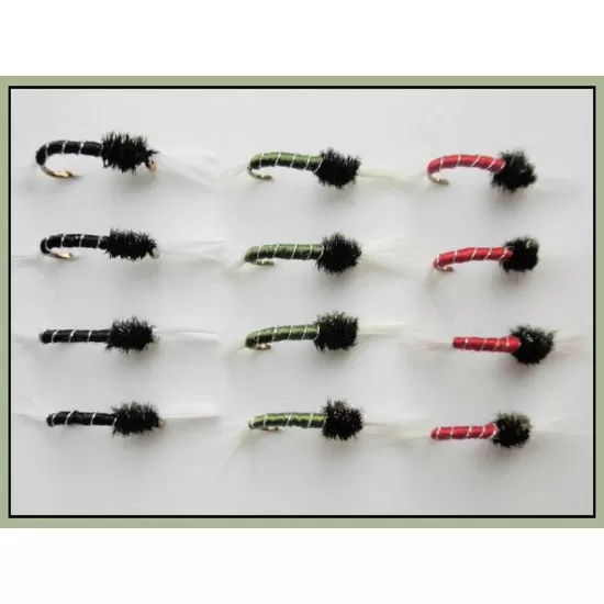 12 Standard Buzzer - Black, Olive  Red
