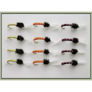 12 Standard Thoraxed Buzzer - Orange, Claret  Yellow