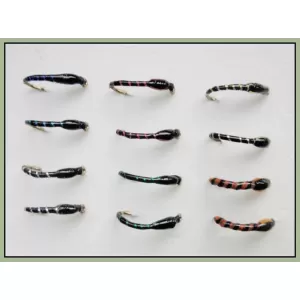 12 Barbless Crisp Packet Buzzer - Mixed Colour