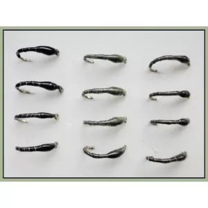 12 Epoxy Buzzer - Black, Brown and Olive