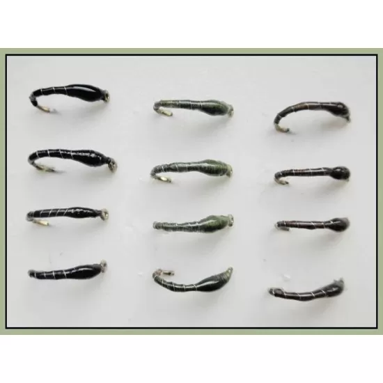 12 Epoxy Buzzer - Black, Brown and Olive