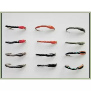 12 Epoxy Buzzer - black, brown, olive, orange, redheads, sparkle