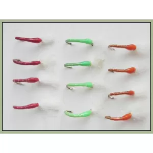 12 Epoxy Buzzer - Orange, Red & Lime ( Breathers)