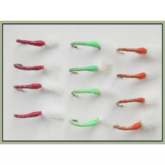 12 Epoxy Buzzer - Orange, Red & Lime ( Breathers)