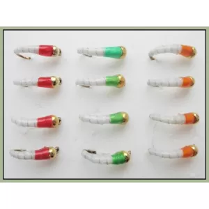 12 Goldhead Okey Dokey - Three Colours, White Bodies