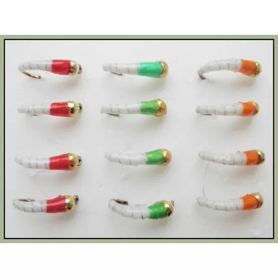 12 Goldhead Okey Dokey - Three Colours, White Bodies