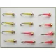 12 Goldhead Buzzer - SBK Yellow and Pink