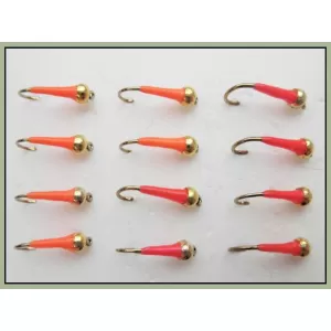 12 Goldhead Buzzer - SBK Orange and Pink