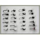 24 Suspender Buzzers - Black, White, Olive and Hares Ear