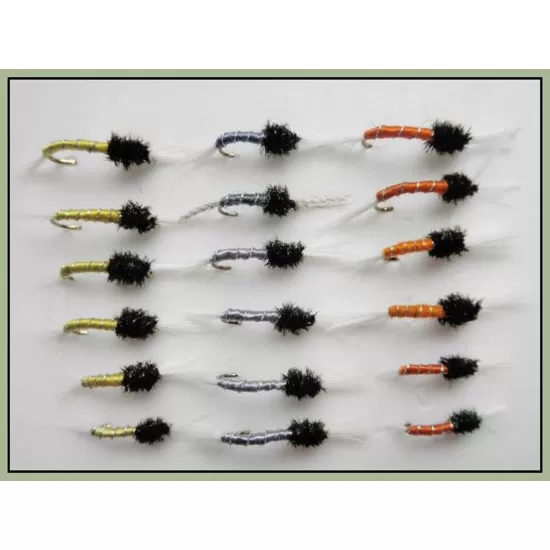 18 Standard Thoraxed Buzzers - Grey, Orange and Yellow