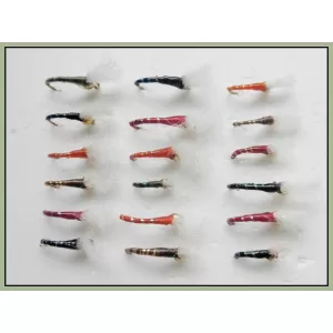 18 Goldhead Glass Epoxy - Red, Olive, Orange, Gold, Black