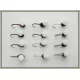 12 Suspender Buzzer - Black, Olive, White and Hares Ear