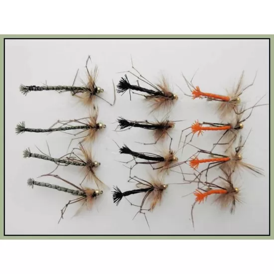 12 Goldhead Detached Daddy, Olive,Black & Orange