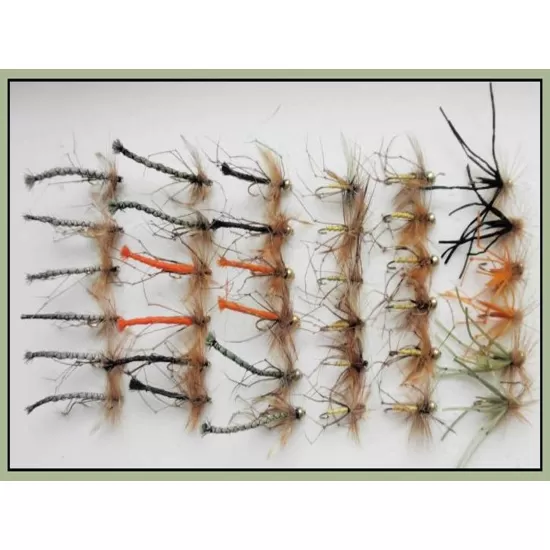 36 Daddy Long Legs Flies - Mixed Type