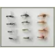 12 klinkhammer Dry Flies - Beige, Black and Olive