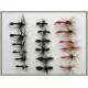 18 Ants Dry Flies - Traditional, Winged, Red Para Ant