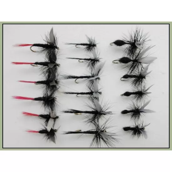 18 Dry Flies, Gnats and Ants
