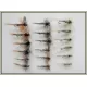 18 Dry Flies,Hares Ear, Duster and Adams