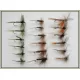 18 Dry Flies  - Hares Ear,Pheasant Tail and Olive Dun