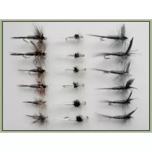 18 Dry Flies, Adams,Caenis and Blue Dun