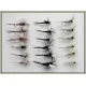 18 Barbless Parachute Dry Flies - Duster, Adams & Gnat