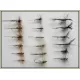 18 Dry Flies  - Grey Duster, Kites Imp and Iron Blue