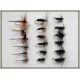 18 Dry Flies, Mixed 6 Varieties- Named