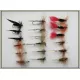 18 Dry Flies, Mixed 6 Varieties- named