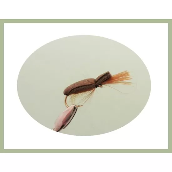 45 Mixed Flies in a Troutflies -  LARGE Silicone Insert Box