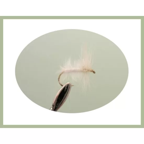 24 Dry Flies in a LARGE Troutflies Silicone Insert Box