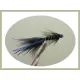12 Barbless Hothead Flash Damsels - Olive & Black