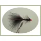 12 Barbless Hothead Flash Damsels - Olive & Black