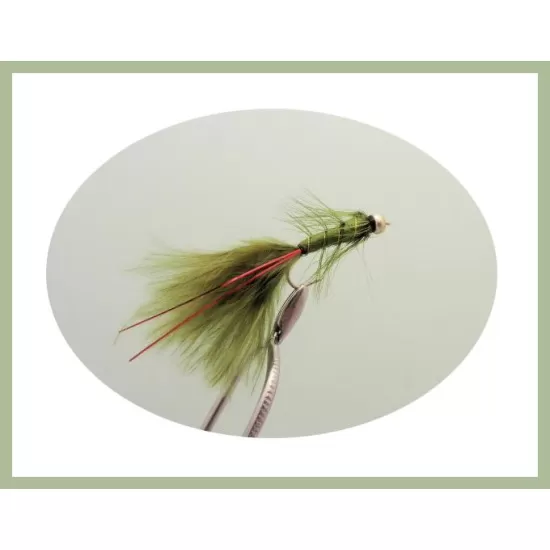 24 Barbless Winter Top Sellers -  Goldhead Olive Damsels, Cats, GH Nymphs, Tungsten Nymphs