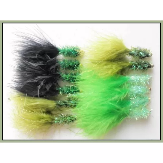 12 Goldhead Fritz,Lime,Olive & Green/Black