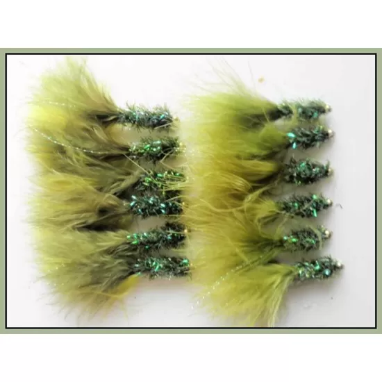 12 Goldhead Fritz,Olive and Olive Variant