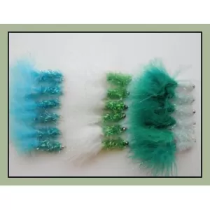 18 Goldhead Fritz ,Blue, Green & white