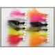 12 Barbless Booby Trout Flies - Mixed Colours