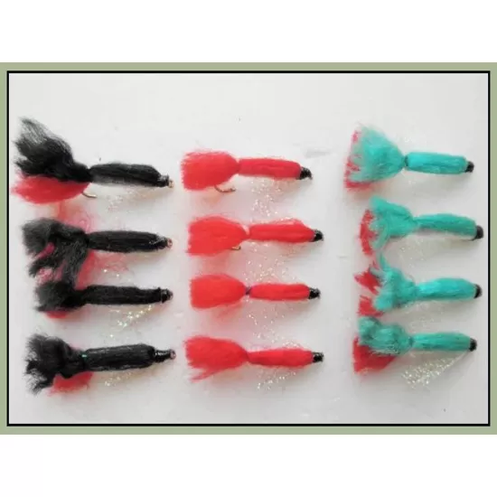 12 Luminous  Baby Doll - Red, Black & Blue