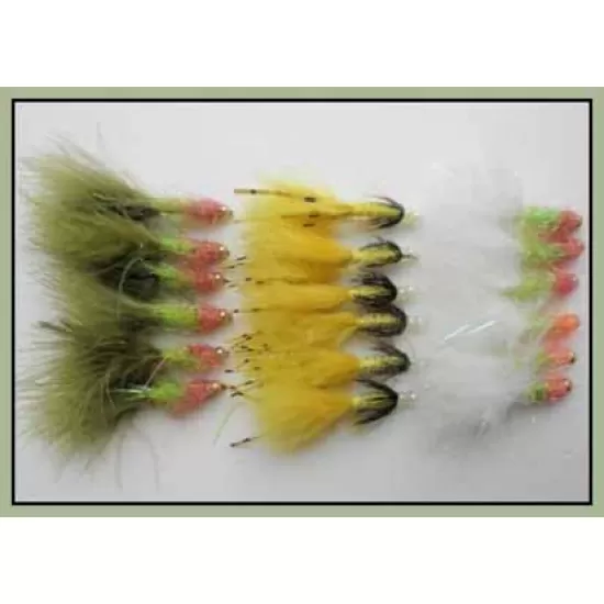 18 Goldhead Special Damsels - White, Sunburst, Deadly