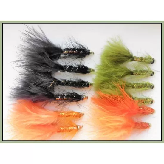 12 Conehead,Black,Olive & Orange