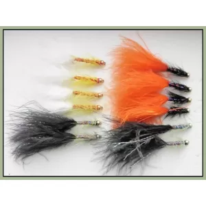 12 Goldhead Dancer, White Black & Orange