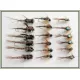 18 Pheasant Tail, Tungsten,Troutmaster, Flash Head