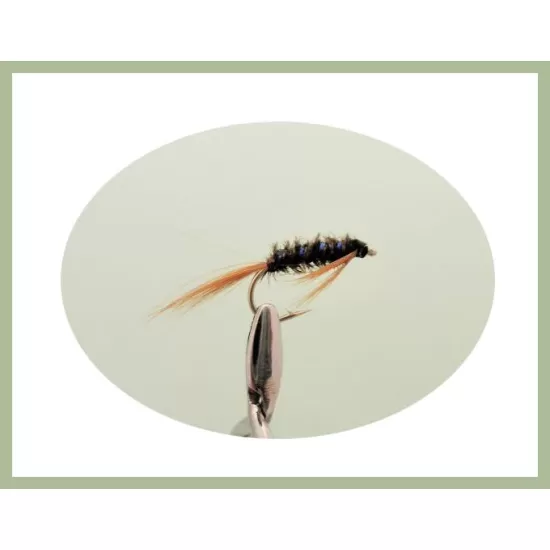 45 Mixed Flies in a Troutflies -  LARGE Silicone Insert Box