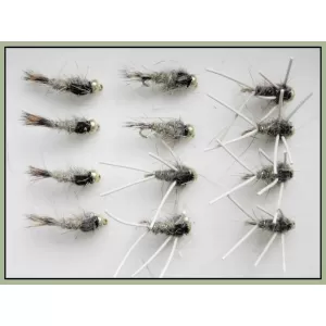 12 Goldhead Hares Ear - Legged and Standard