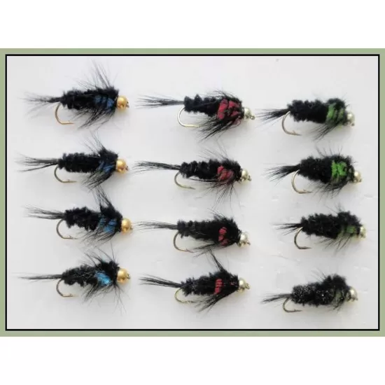 12 Goldhead Montana  Red Green Blue,  - Longshank